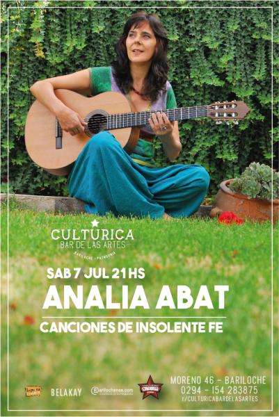 Anal&iacute;a Abat presenta Canciones de Insolente Fe