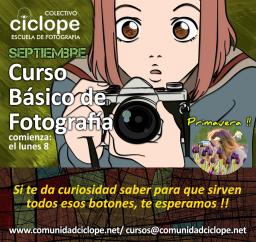 Curso b&aacute;sico de Fotograf&iacute;a en Septiembre