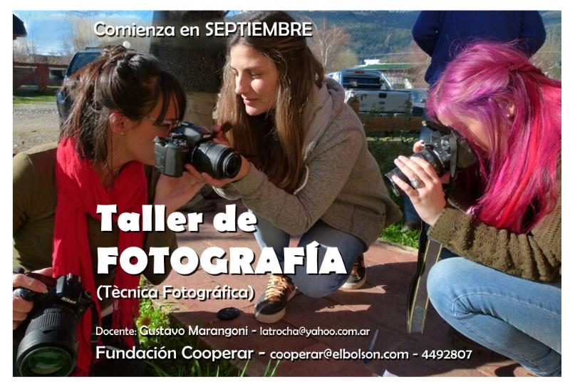 TALLER de FOTOGRF&Iacute;A en FUNDACI&Oacute;N COOPERAR