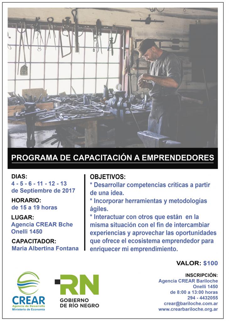 Curso de capacitaci&oacute;n para emprendedores