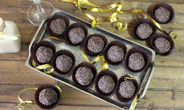 Trufas de Chocolate al Ron , Sin Gluten