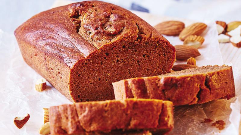 Pan de almendra con pl&aacute;tano sin gluten