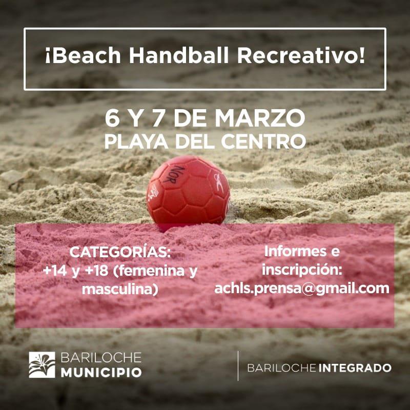 Beach Handball recreativo