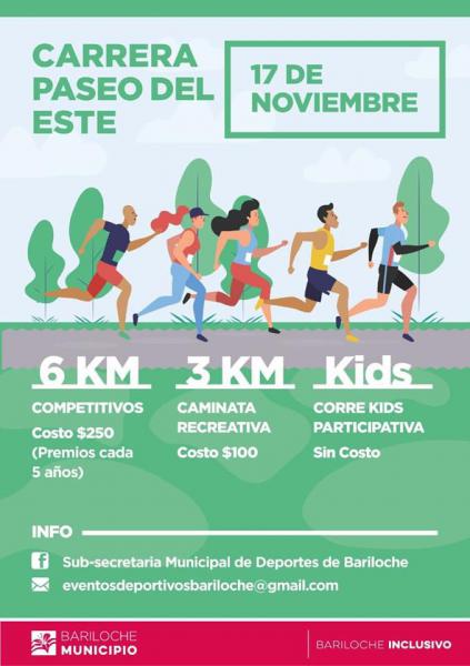 Se viene la carrera Paseo del Este