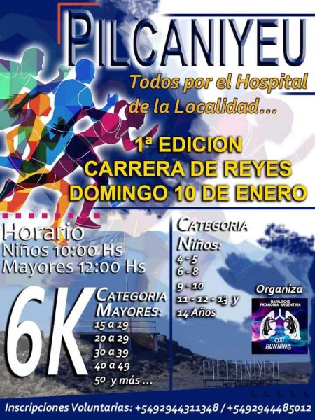 1ra Edici&oacute;n Carrera de Reyes Pilcaniyeu