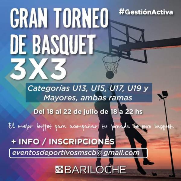 Gran torneo de b&aacute;squet 3x3