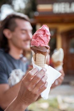 Helados artesanales veganos en Bariloche