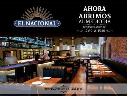  El Nacional abre  sus puertas al mediod&iacute;a, te esperamos!