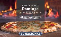 Domingo PIZZAS AL HORNO DE BARRO