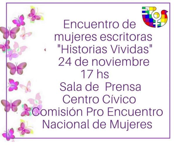 Encuentro de mujeres escritoras