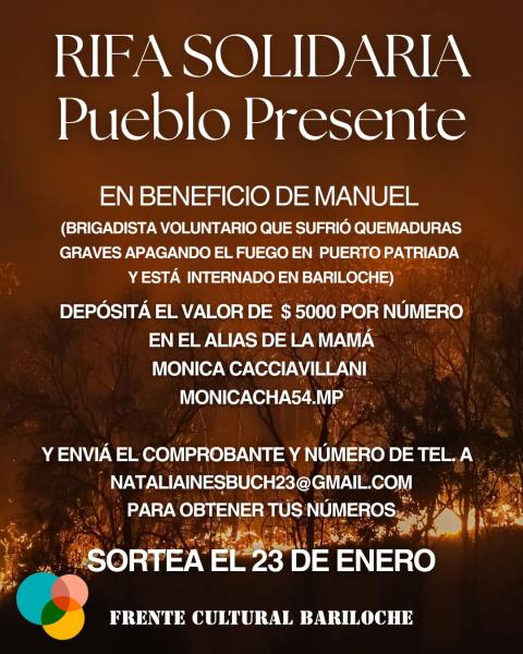  RIFA SOLIDARIA EN BENEFICIO DE MANUEL