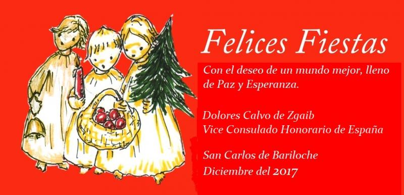 VICECONSULADO DE ESPA&Ntilde;A LES DESEA FELICES FIESTAS