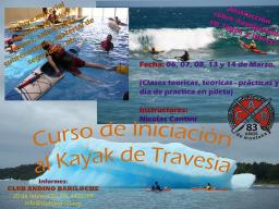curso de Iniciaci&oacute;n de Kayak de Travesia 