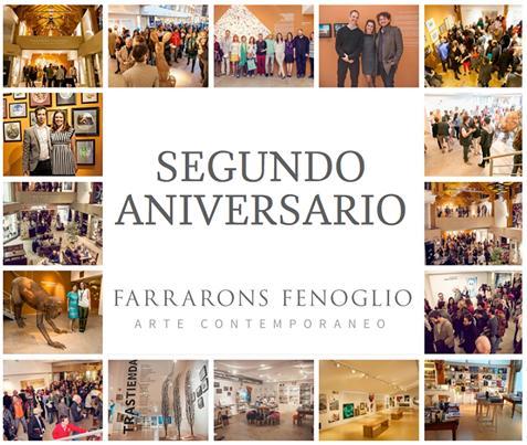 Segundo aniversario de la galer&iacute;a FARRARONS FENOGLIO ARTE CONTEMPORANEO