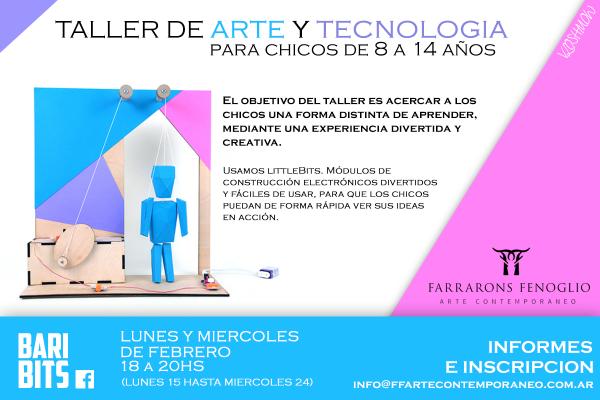 Taller de Arte y Tecnolog&iacute;a para chicos de 8 a 14 a&ntilde;os  Por BariBits Chapter official de littleBits en Bariloche