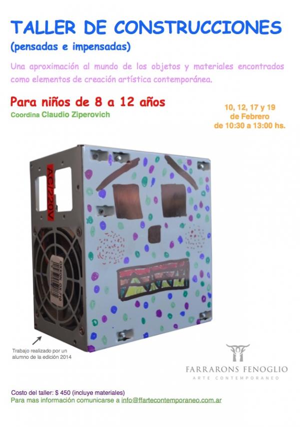 TALLER DE CONSTRUCCIONES (PENSADAS E IMPENSADAS) PARA NI&Ntilde;OS