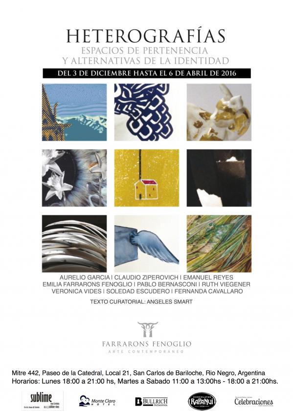 HETEROGRAF&Iacute;AS Espacios de pertenencia y alternativas de la identidad. NUEVA EXPOSICI&Oacute;N DE FARRARONS FENOGLIO ARTE CONTEMPOR&Aacute;NEO