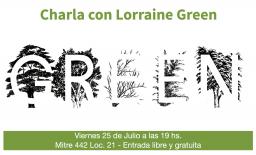 FARRARONS FENOGLIO ARTE CONTEMPORÁNEO INVITA A LA CHARLA DE LA ARTISTA LORRAINE GREEN