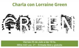 FARRARONS FENOGLIO ARTE CONTEMPOR&Aacute;NEO INVITA A LA CHARLA DE LA ARTISTA LORRAINE GREEN