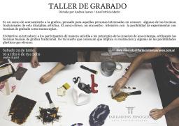 Taller de iniciación al grabado. Por Andrés Juárez y Ana Patricia Marín