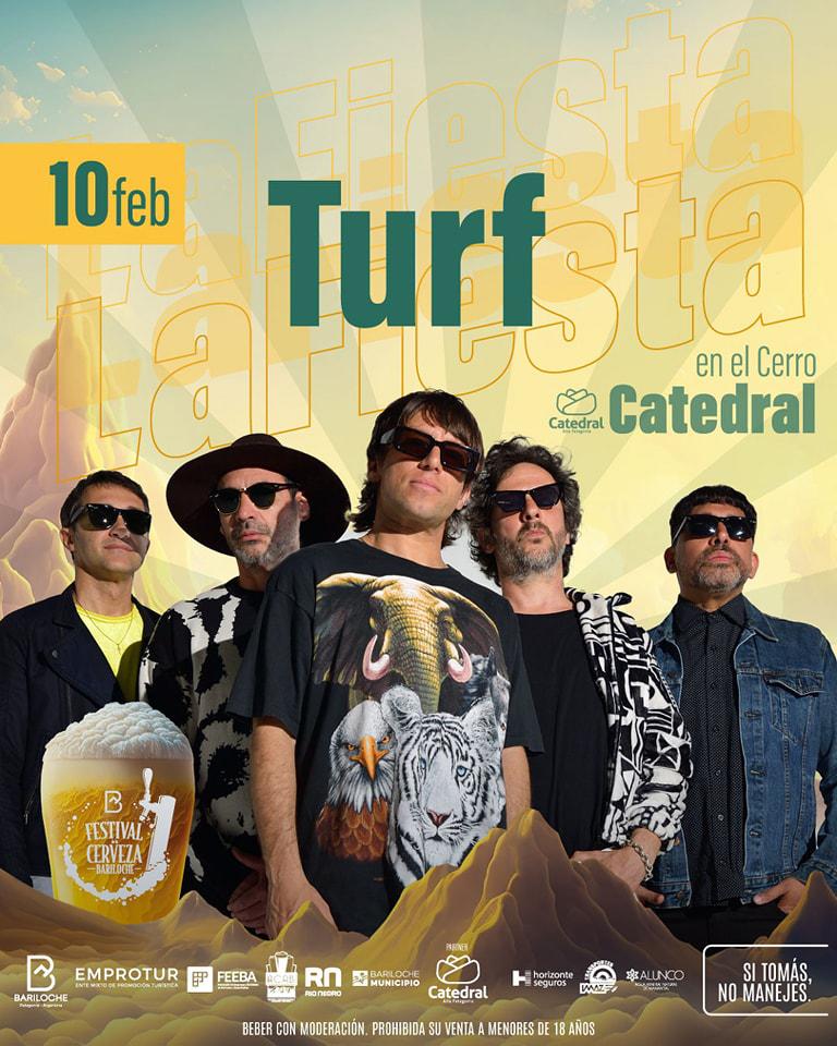 Turf en La Fiesta en el Cerro Catedral