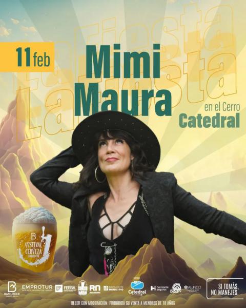 Mim&iacute; Maura en la Fiesta de la Cerveza