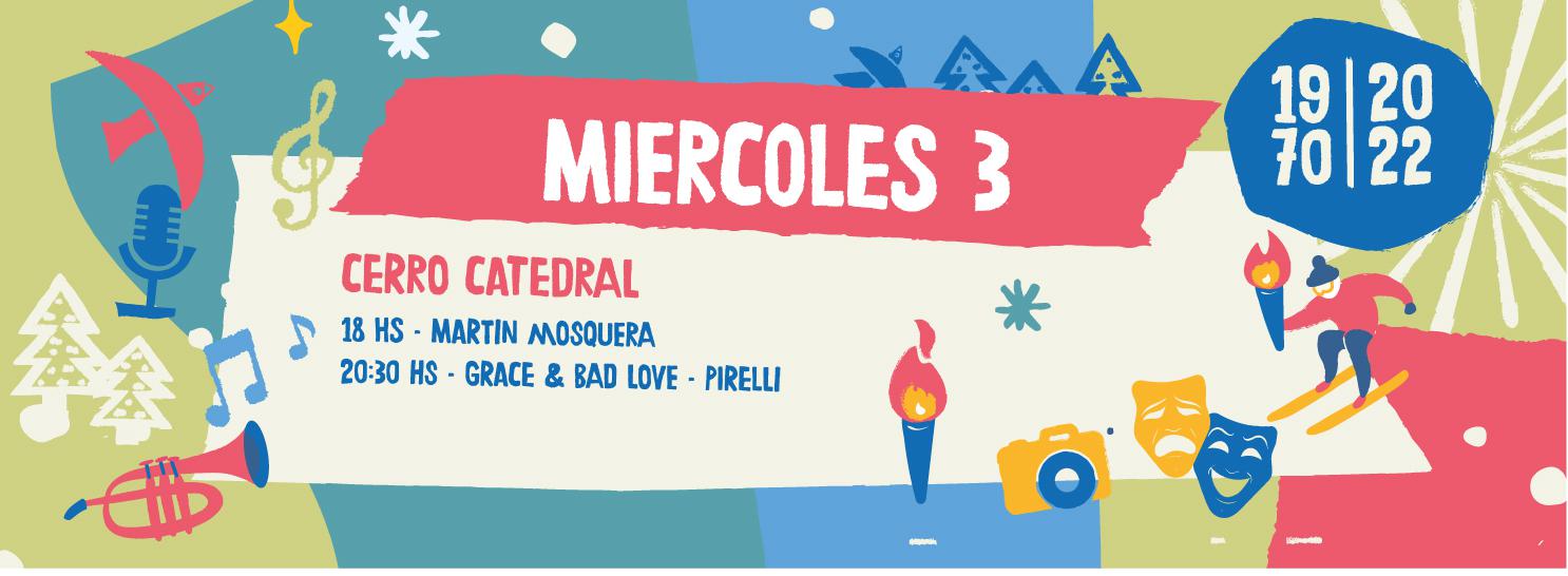 Apertura Fiesta Nacional de la Nieve 2022 Miercoles 3