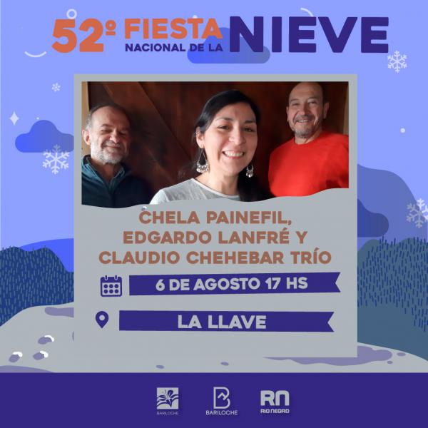 CHELA PAINEFIL, EDGARDO LANFR&Eacute; Y CLAUDIO CHEHEBAR TR&Iacute;O