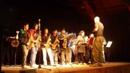 Concierto de la Banda de Vientos de la Escuela de Arte la Llave en Telef&eacute;rico   Cerro Otto