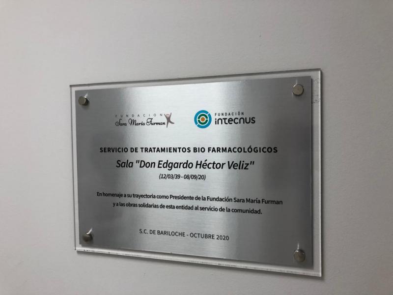 Fundaci&oacute;n Intecnus homenaje&oacute; al Presidente de la Fundaci&oacute;n  S.M. Furman, Edgardo Veliz