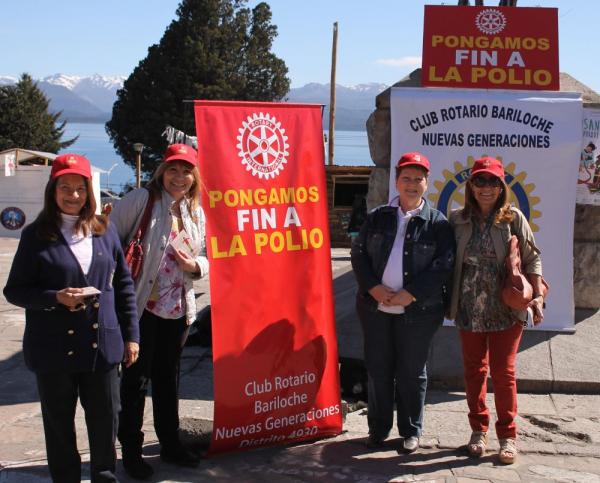 ROTARY NUEVAS GENERACIONES BARILOCHE  CONMEMORO EL &#147;D&Iacute;A MUNDIAL DE LA POLIO&#148;   