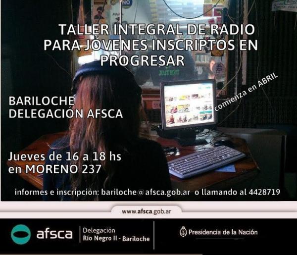  ABIERTA LA INSCRIPCI&Oacute;N PARA EL TALLER DE RADIO DESTINADO A J&Oacute;VENES DE PROGRESAR 