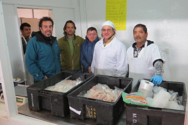 Pescados del Golfo San Mat&iacute;as en el Mercado Comunitario