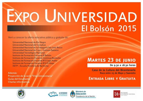 M&aacute;s de 60 carreras gratuitas se presentan en la Expo Universidad de El Bols&oacute;n