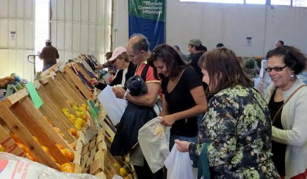 Productos de Mendoza en el Mercado Comunitario Municipal