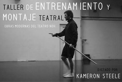 Entrenamiento actoral Suzuki y Montaje por KAMERON STEELE en Bariloche