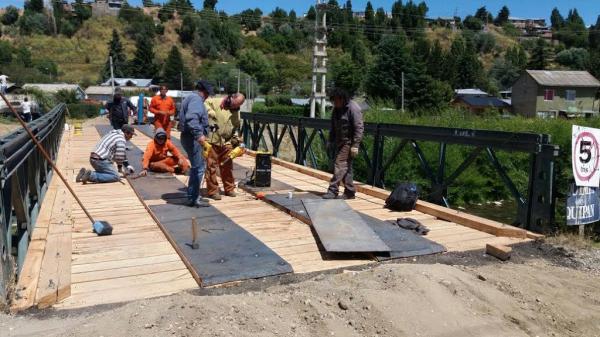 Hoy se abre al tr&aacute;nsito el reparado puente Quimey Quipan