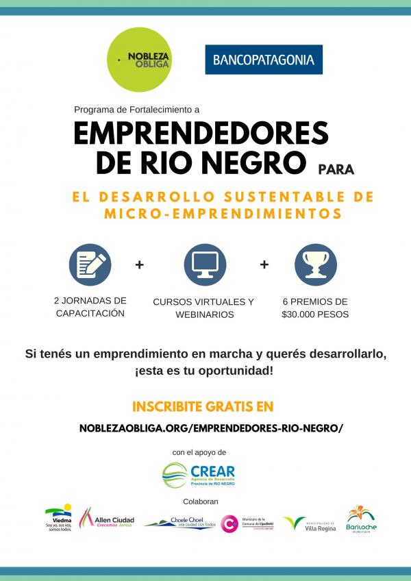 Desarroll&aacute; tu Emprendimiento con capacitaciones gratis en Rio Negro