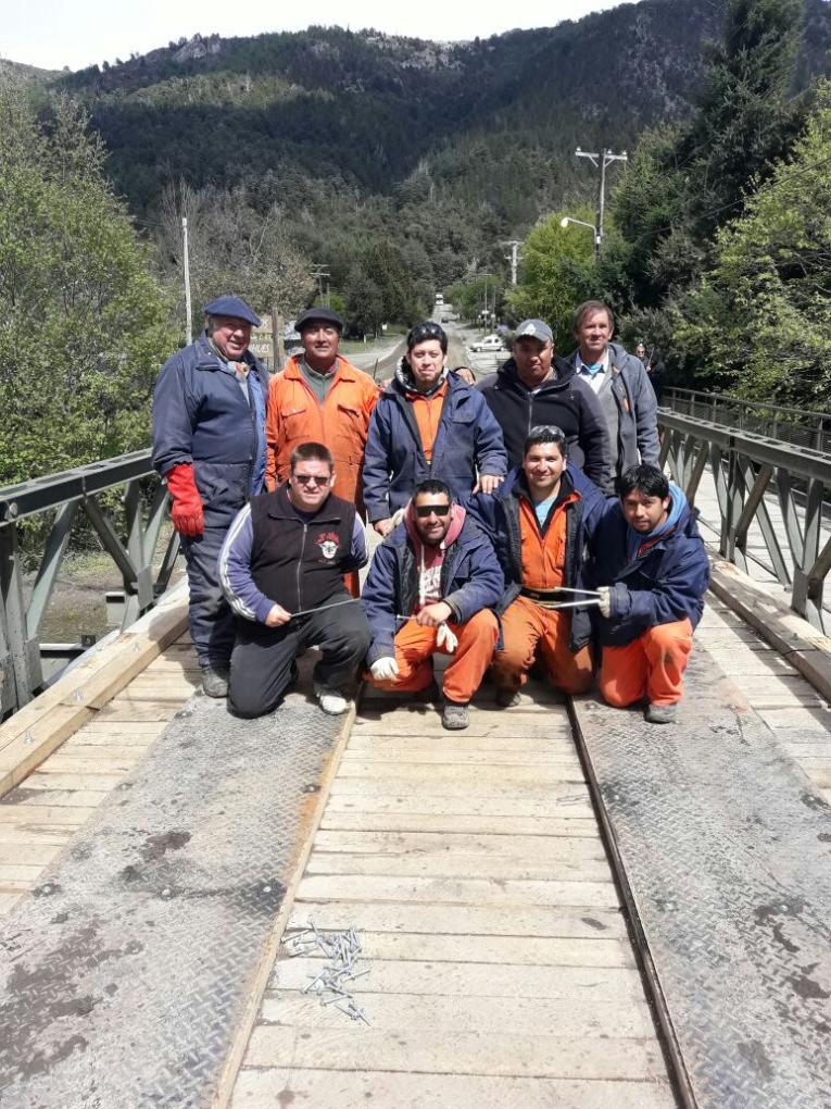 Se habilita el puente de Villa Los Coihues