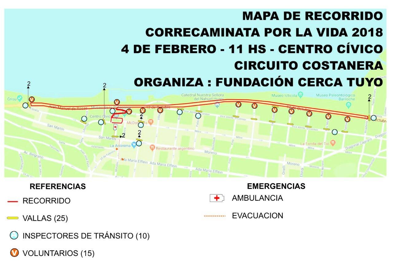 Modificaci&oacute;n de recorrido del transporte p&uacute;blico por la Correcaminata