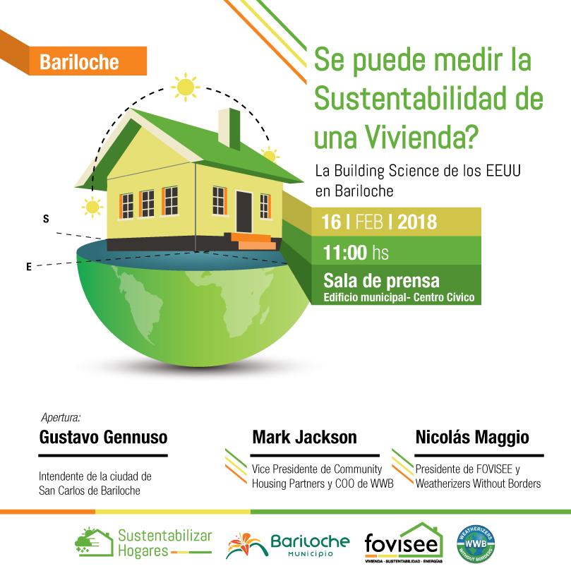 Invitan a la Charla &#147;&iquest;Se puede medir la Sustentabilidad de una Vivienda?&#148;