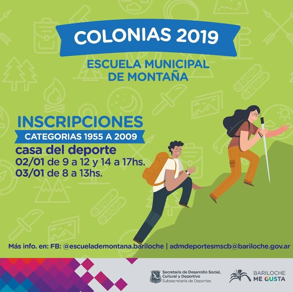 Inscripciones Escuela municipal de monta&ntilde;a