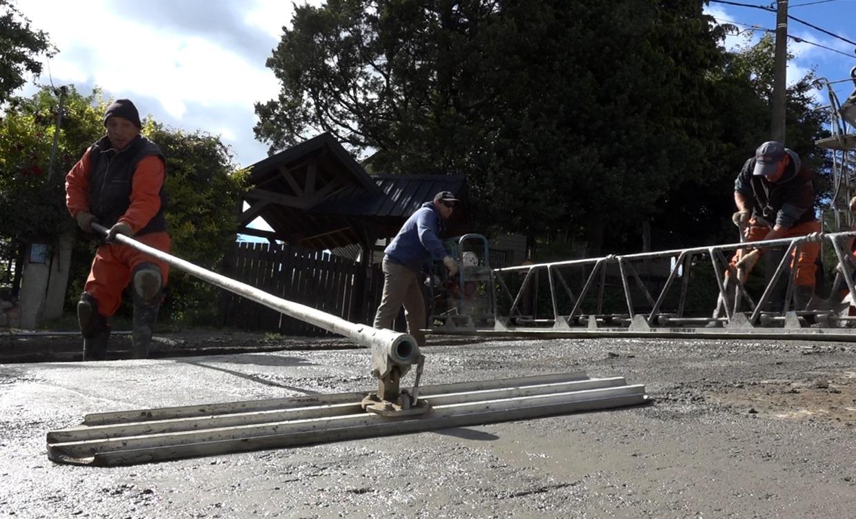 Comenz&oacute; el proceso de hormigonado en calle Campichuelo