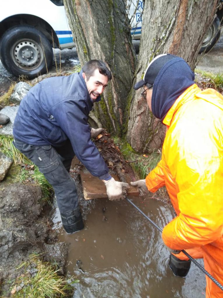 Delegaciones municipales trabajan en la limpieza de pluviales