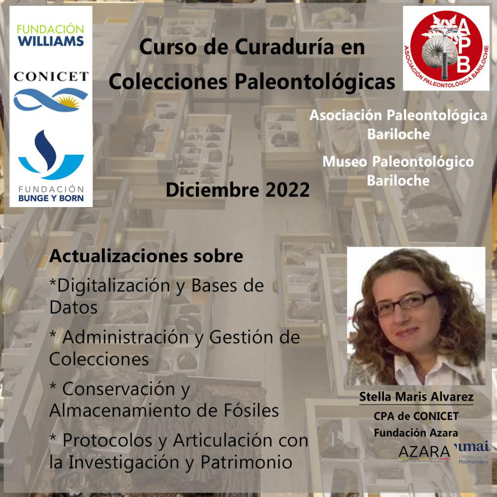 Comenz&oacute; el Curso de Curadur&iacute;a en el Museo Paleontol&oacute;gico !