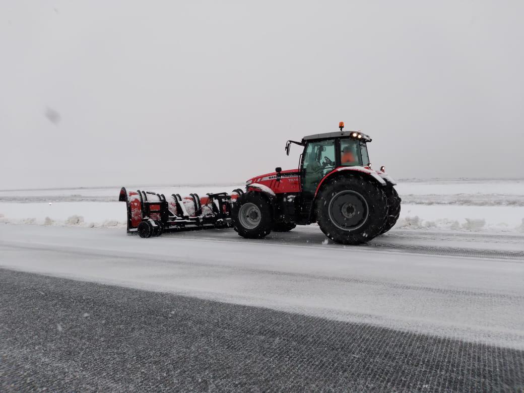 Operativo Nieve: los aeropuertos de la Patagonia se preparan para el invierno