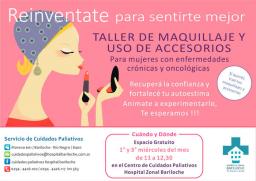 Taller de maquillaje - Para mujeres con enfermedades cr&oacute;nicas y oncol&oacute;gicas en el Hospital Zonal Bariloche