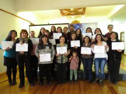Emotiva entrega de certificados a las primeras Promotoras de Salud