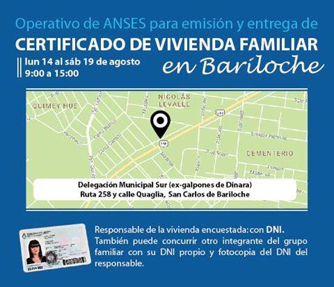 Hoy comienza la operatoria de Anses para la entrega del Certificado de Vivienda Familiar