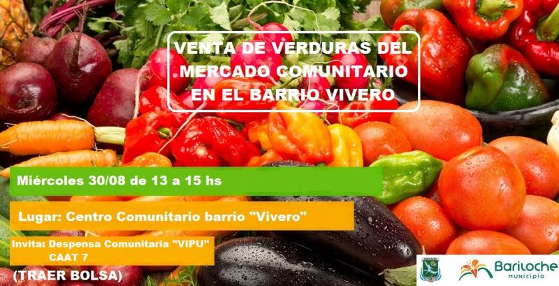 Ma&ntilde;ana, venta de verduras en el barrio Vivero